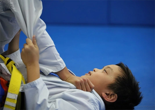 Some guard control using jiu-jitsu moves